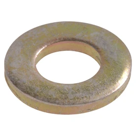 5-count 5/8-inch Yellow Zinc Standard Flat Washers
