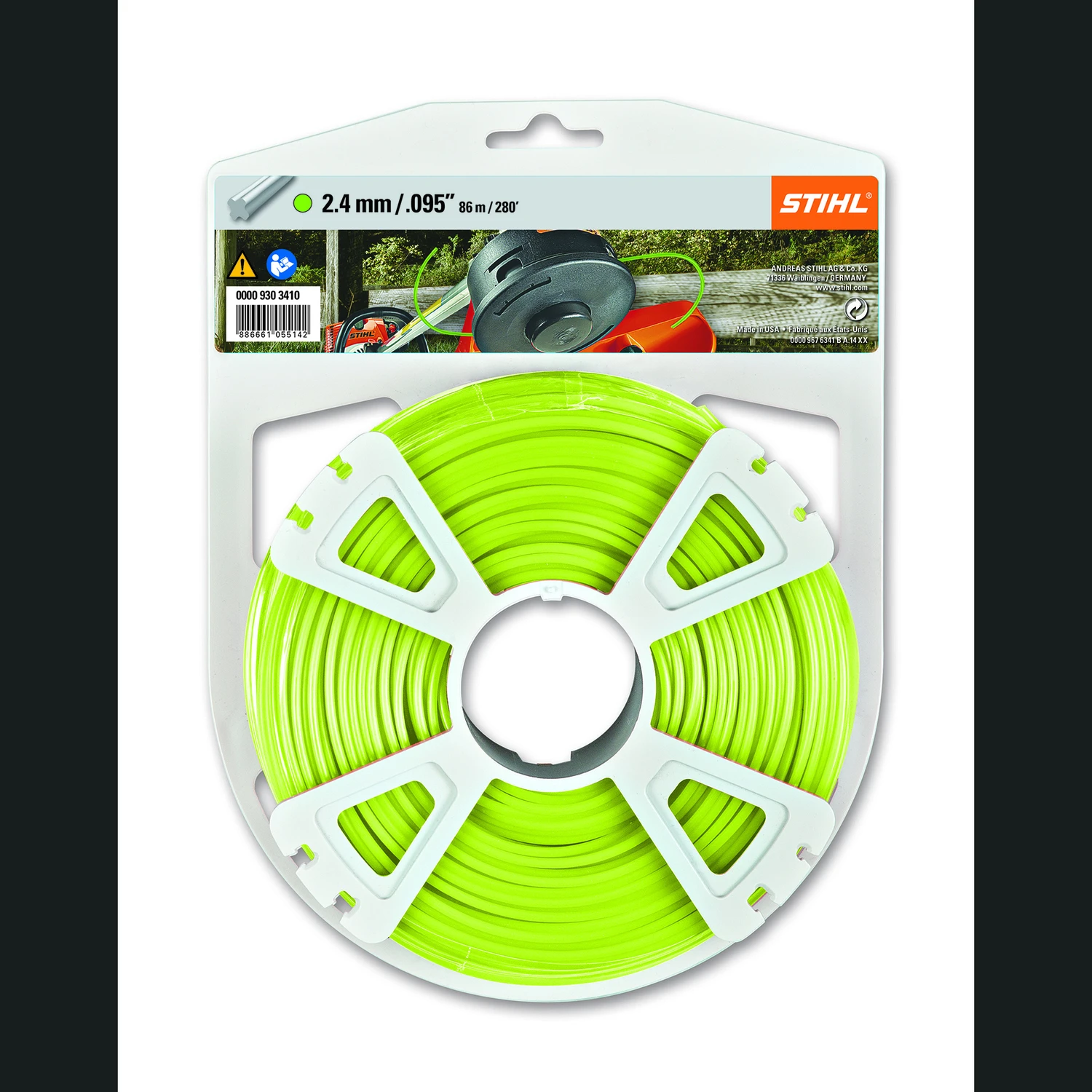 X-line .095 In. D X 921 Ft. L Trimmer Line For Tough Weeds
