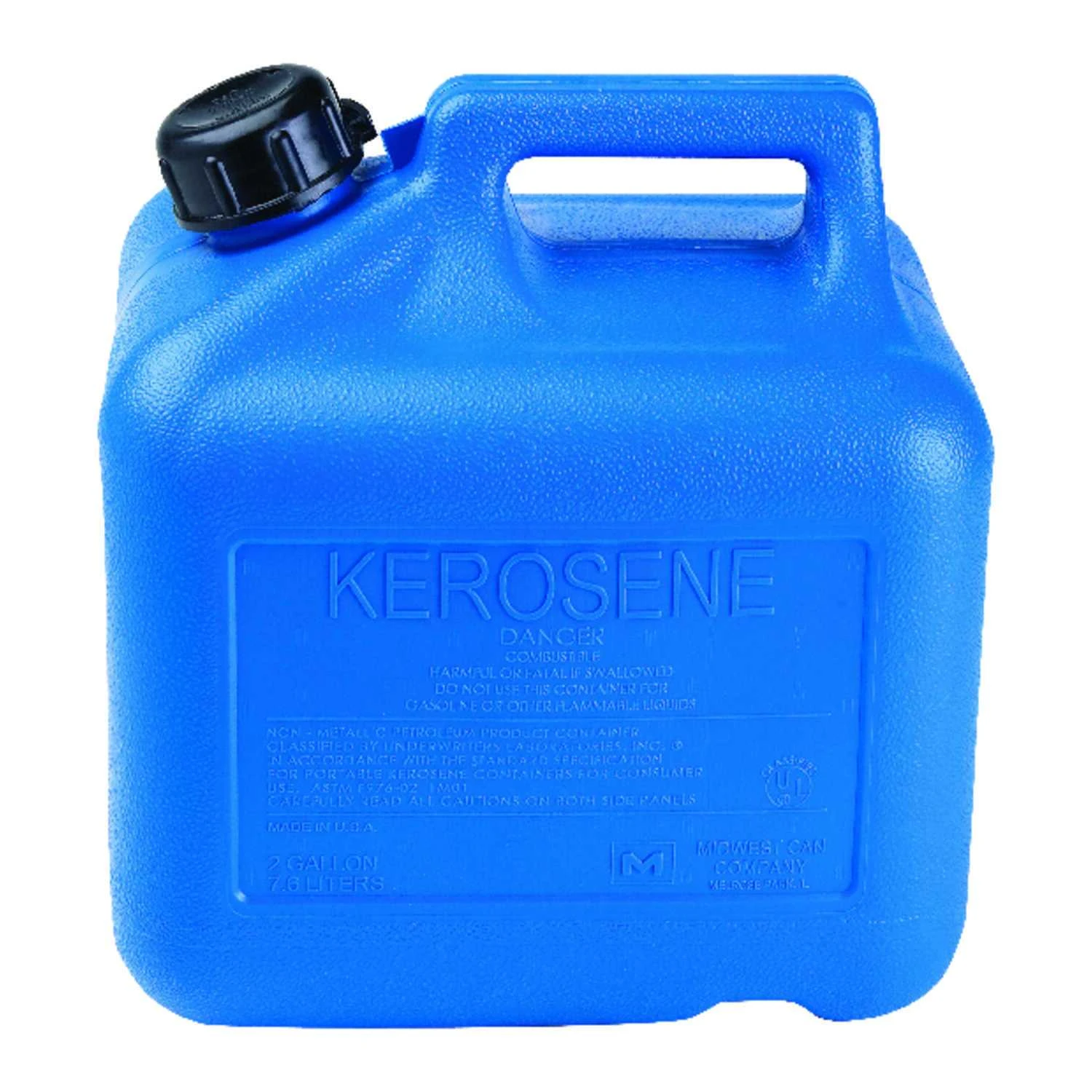 2-gallon Plastic Kerosene Can With Spill Proof Spout