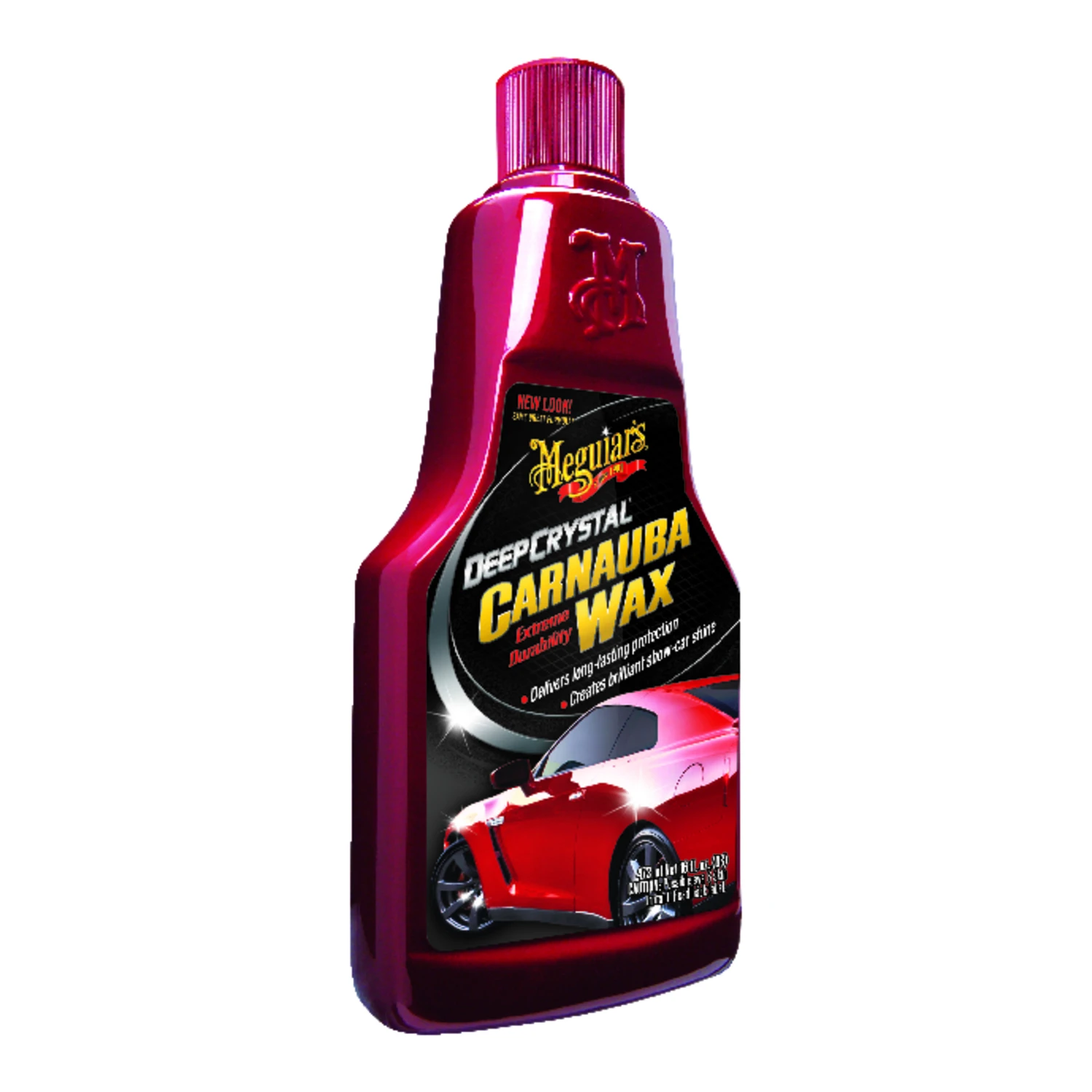 Deep Crystal Auto Wax 16 Oz - Premium Carnauba Liquid Wax For All Paint Surfaces