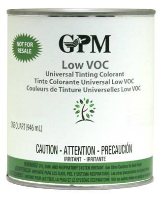 Permanent Yellow Tinting Colorant, Low Voc, 1 Quart - Model Axz-qt
