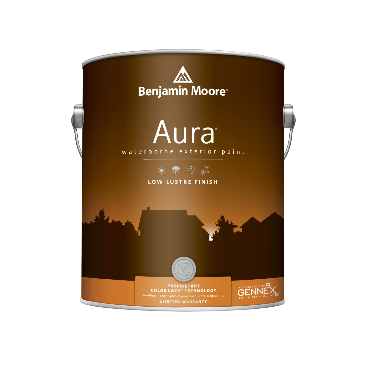 Aura Low Lustre Exterior Paint 1 Gallon - Premium Quality Finish