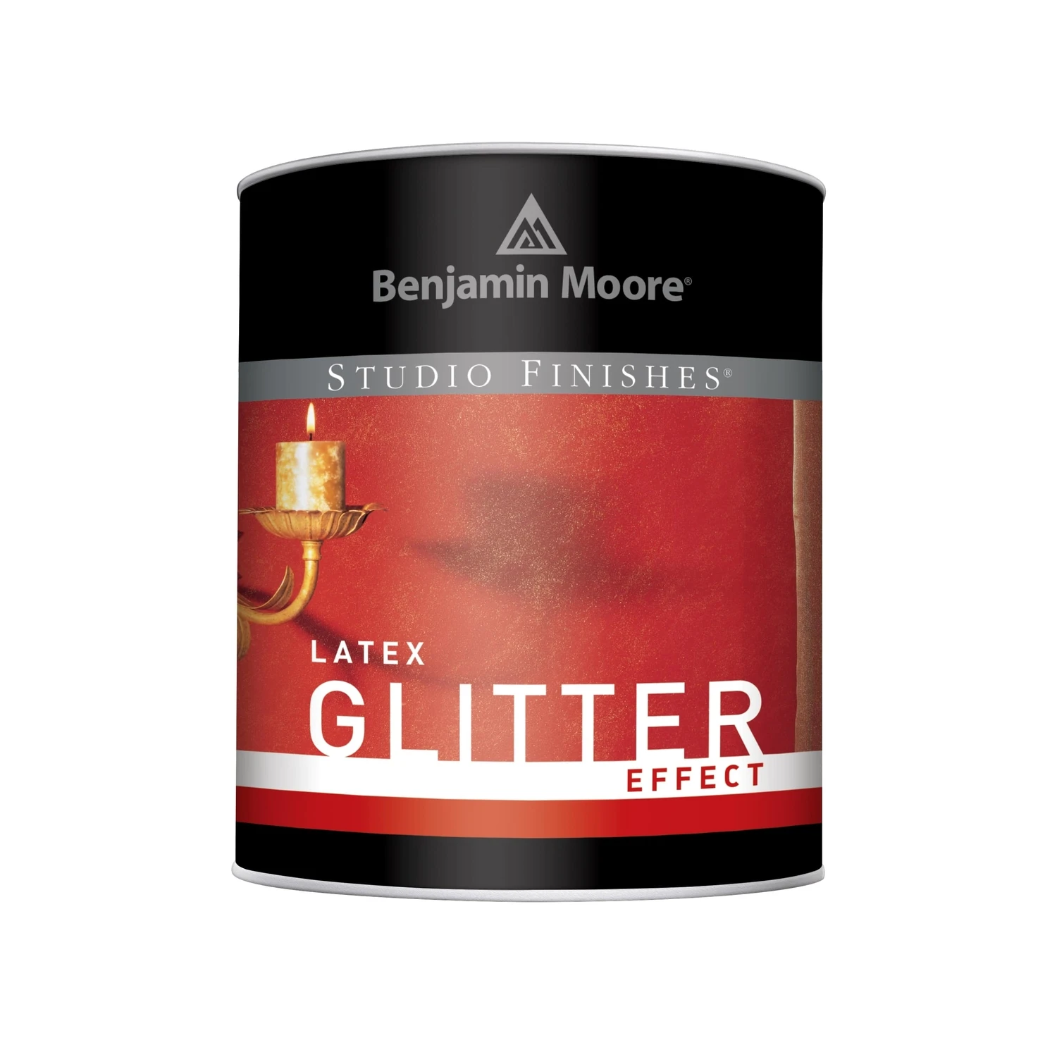 Studio Finishes Eggshell Clear Water-based Glitter Paint Interior 1 Quart
