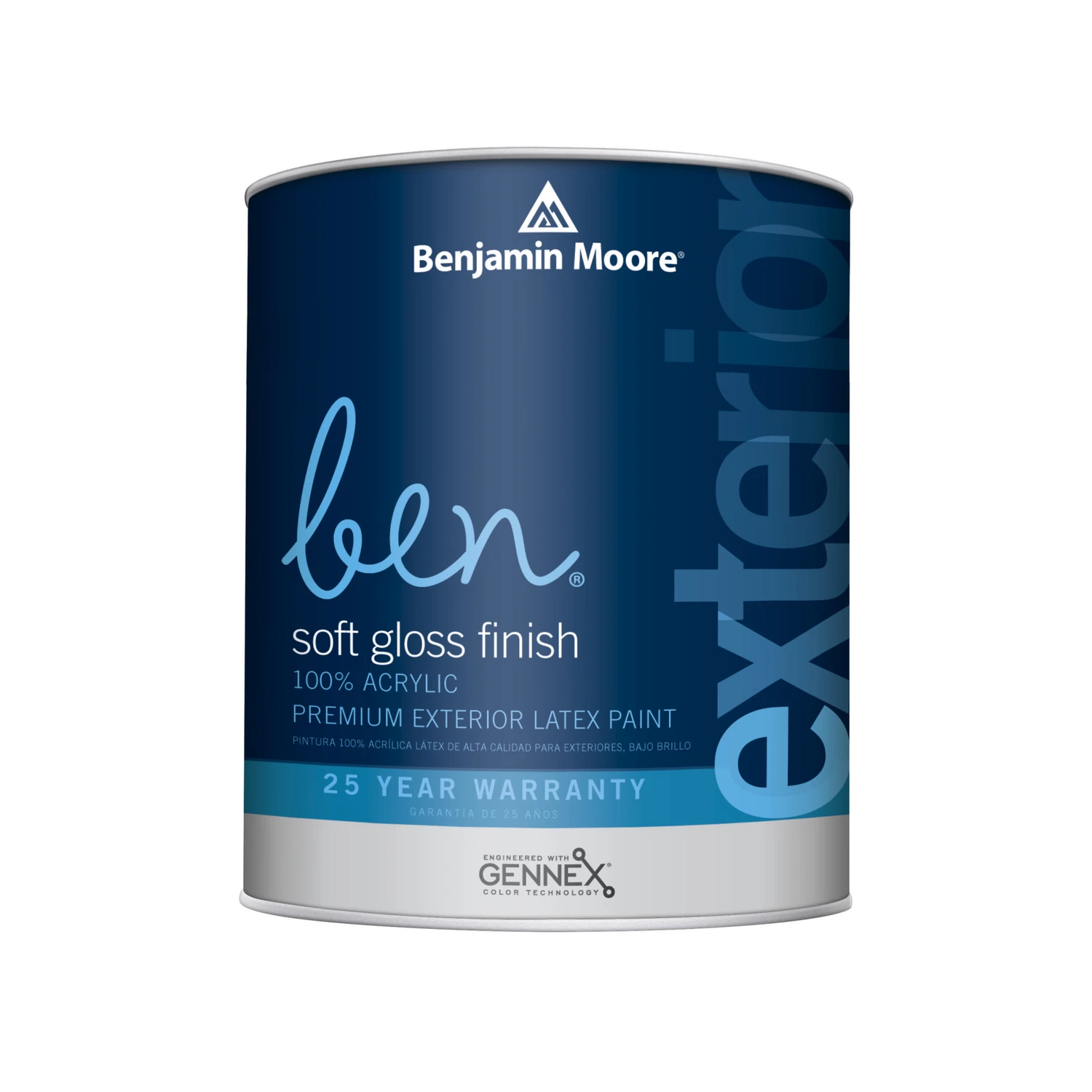 Ben Soft Gloss Base 4 Exterior Paint And Primer 1 Quart