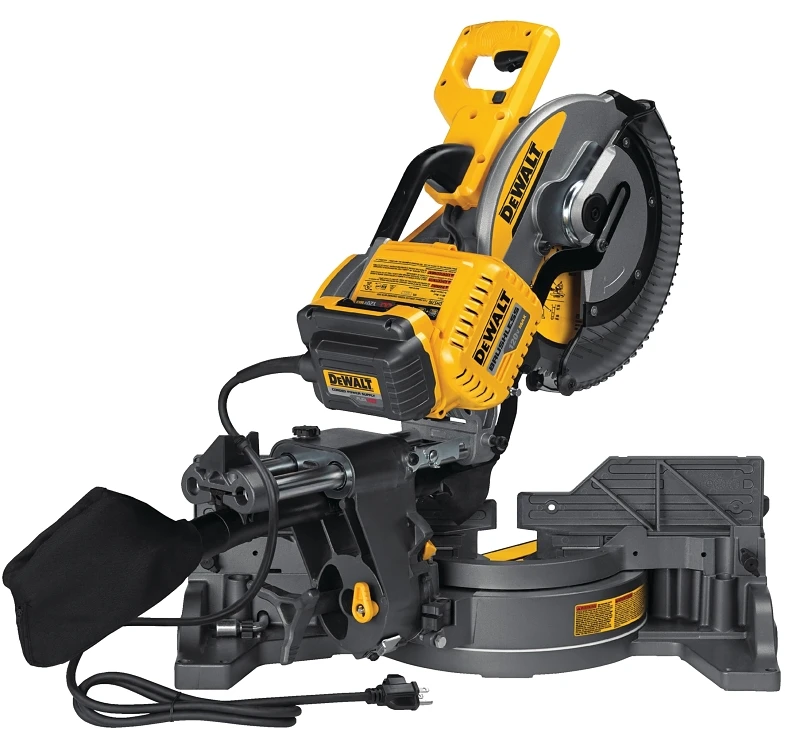 Flexvolt 120-volt Max Lithium-ion Cordless Brushless 12 In. Sliding Miter Saw With Ac Adapter