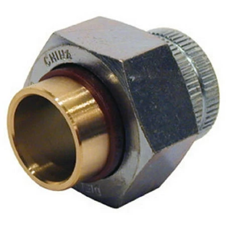 1/2" Dielectric Union, Female Iron Pipe Thread X Copper Solder Joint