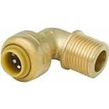 1/4 Inch X 3/8 Inch Mip Sharkbite Dishwasher Elbow Fitting