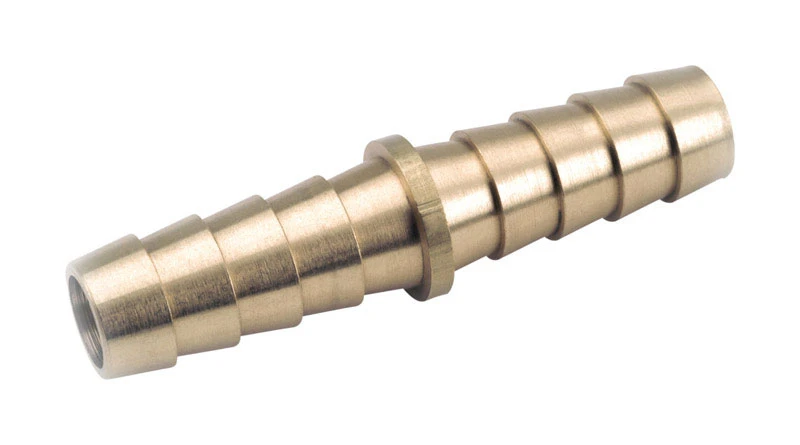 Lead Free Brass Hose Splicer, 3/8 Inch Diameter, Durable and Corrosion Resistant