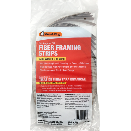 Framing Strips for Outdoor Storm Windows, 3/4 x 36 In.,18-Pack
