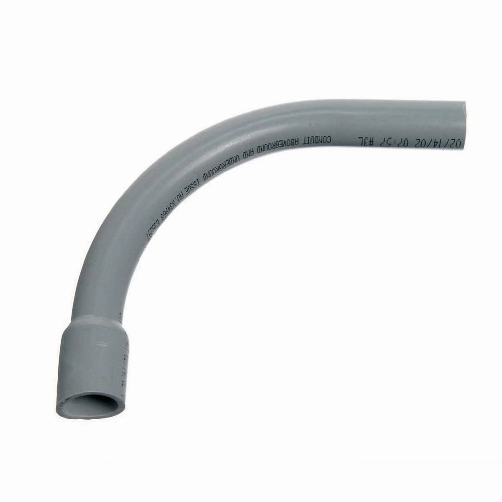 90 Degree Schedule 40 Polyvinyl Chloride Elbow with Belled End, 2 Inch by 36 Inch