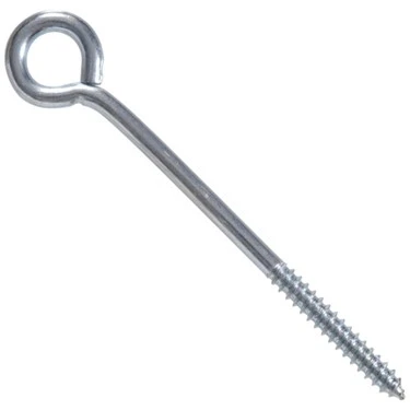 Lag Thread Screw Eye Bolt - Durable Steel, Various Sizes Available