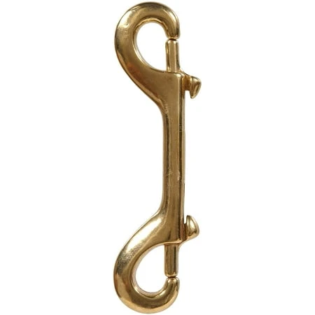 321500 Double Ended Solid Bolt Snap, 4-1/2 Inches, Brass