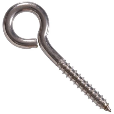 5/16" Lag Screw Thread Eye Bolt - Durable Steel Construction