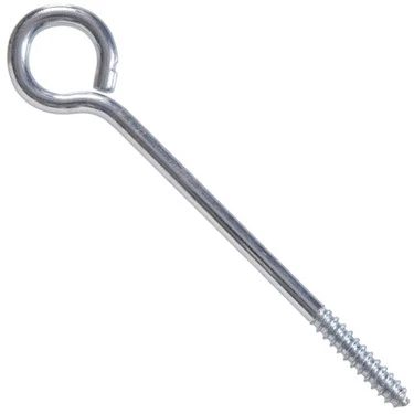 Lag Thread Screw Eye Bolt - Durable Steel, Various Sizes Available