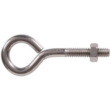 1/4" Stainless Steel Eye Bolt With Hex Nut - Durable And Versatile Fastening Solution