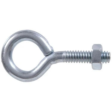 1/4" Zinc Plated Eye Bolt With Hex Nut - Durable And Versatile Fastening Solution