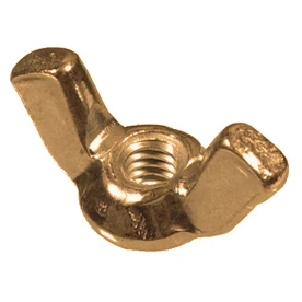 The Hillman Group 15-Count #8- 32 Brass Standard (SAE) Regular Wing Nuts