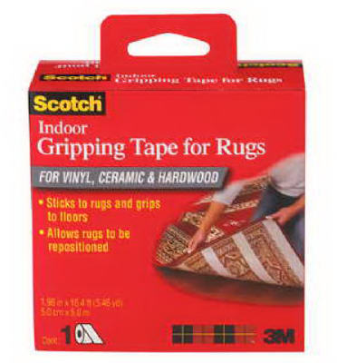 Rug Gripping Tape, 1.96-inch X 16.4-feet For Secure Flooring