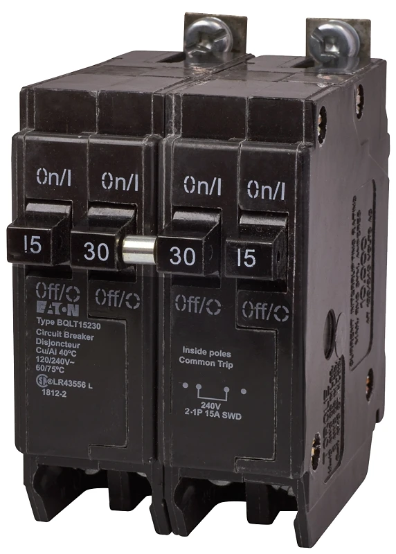 Quad Bolt-on Circuit Breaker 30 Amp 2-pole 120/240 Volt