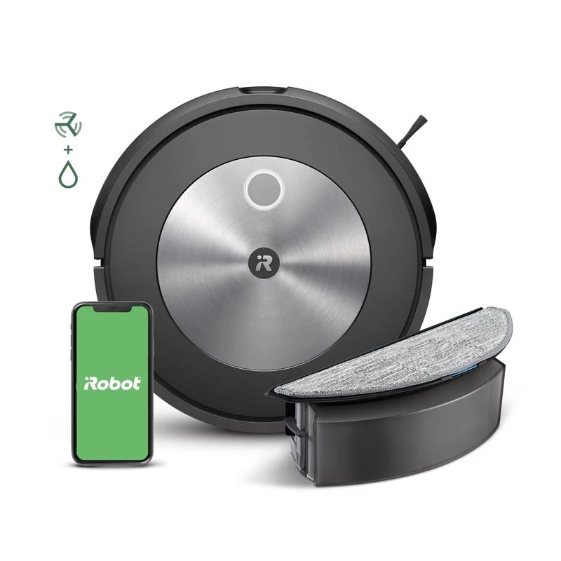 Bagless Cordless Wifi Connected Robotic Vacuum And Mop - Model J517020