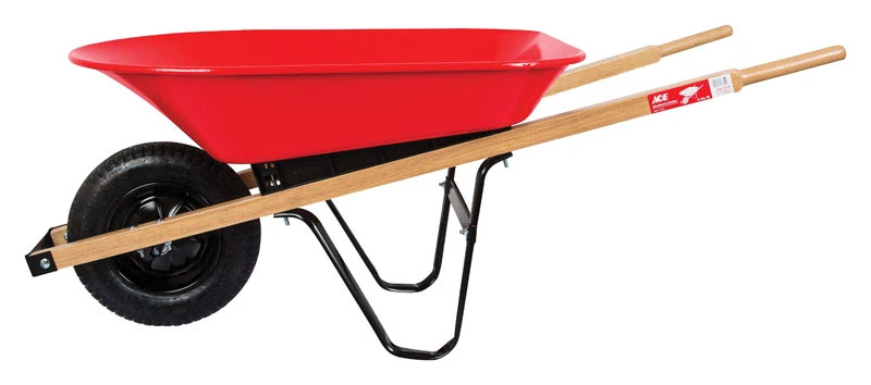 Steel Residential Wheelbarrow 4 Cu. Ft. Model 4s-ls-ace For Yard Work