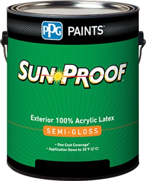 78-300xi-01 Gallon Semi-gloss Exterior Latex Sun-proof Paint, Ultra Deep Color