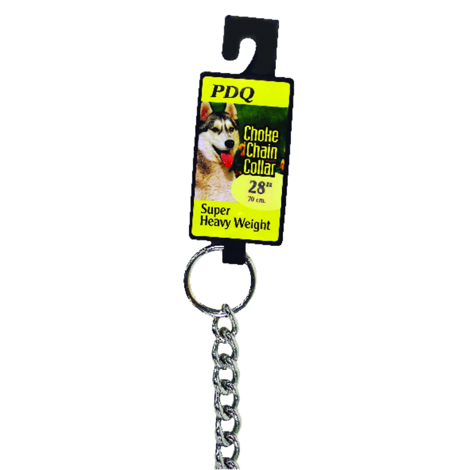 Silver Steel Dog Choke Chain Collar 28 In. Large/x-large For Dogs