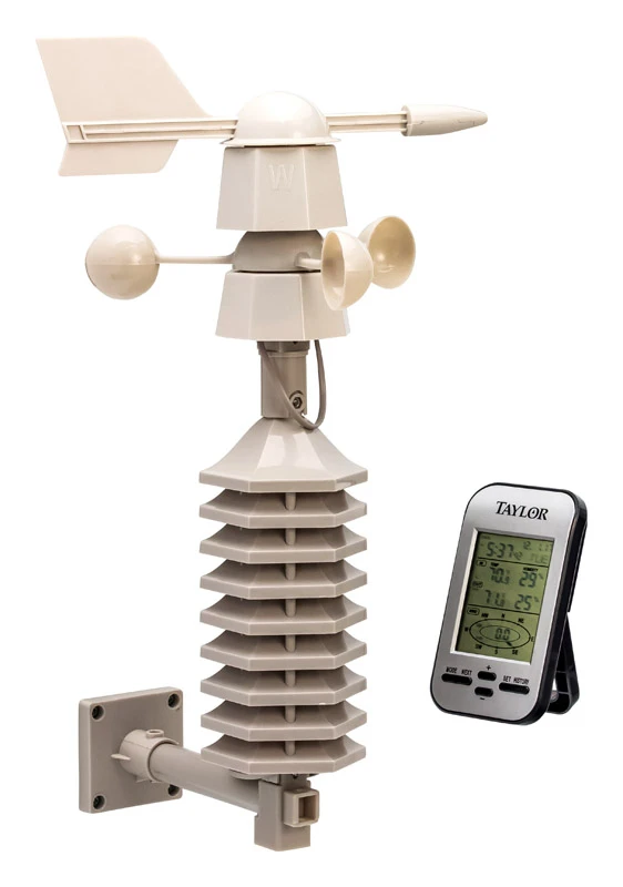 Taylor Wireless Weather Station With Wind Sensor Model 2752n
