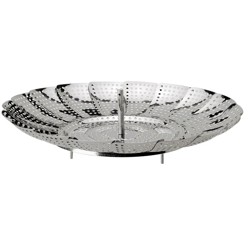 Progressive Prepworks Silver Stainless Steel Folding Steamer Basket 1 pk