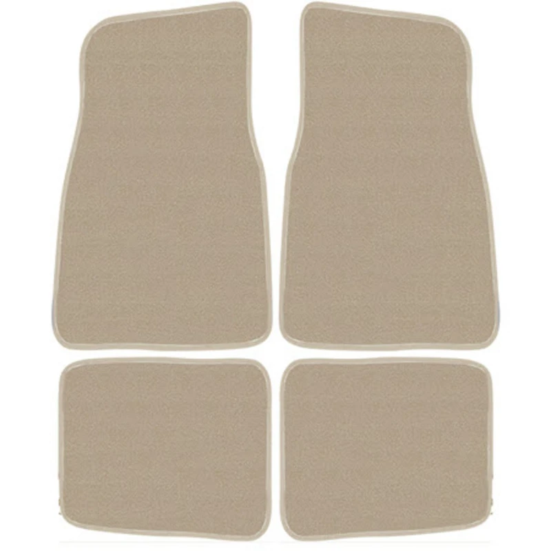 Custom Accessories Brown Carpet Auto Floor Mats 4 pk