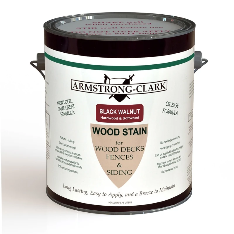 Transparent Matte Black Walnut Oil-based Wood Stain 1 Gallon