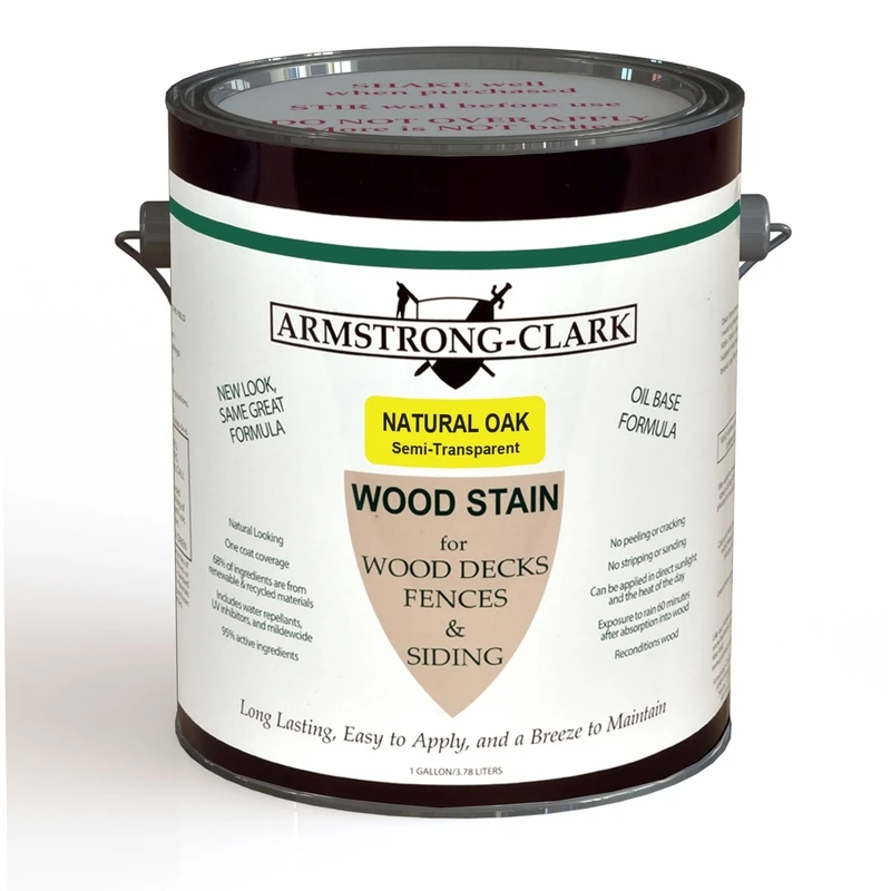Semi-transparent Matte Natural Oak Oil-based Wood Stain 1 Gallon