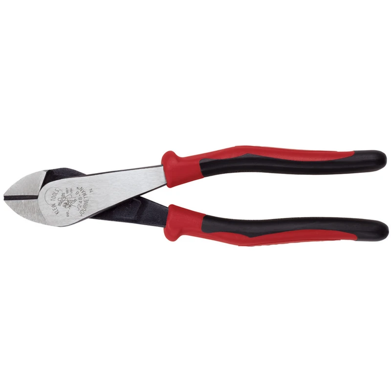 Klein Tools Journeyman 8-1/8 in. Plastic/Steel Standard Diagonal Cutting Pliers Black/Red 1 pk