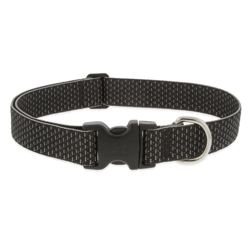 Eco Charcoal Recycled Plastic Adjustable Dog Collar 37053