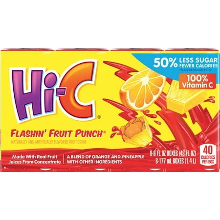 HI C FLASHIN FRUIT PUNCH 8/6OZ