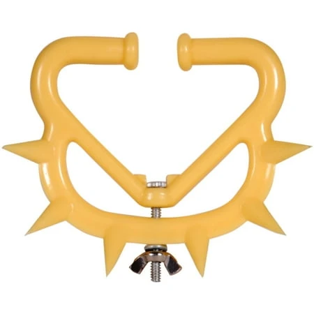 Nylon Calf Weaner Device - Durable Yellow Calf Weaning Tool
