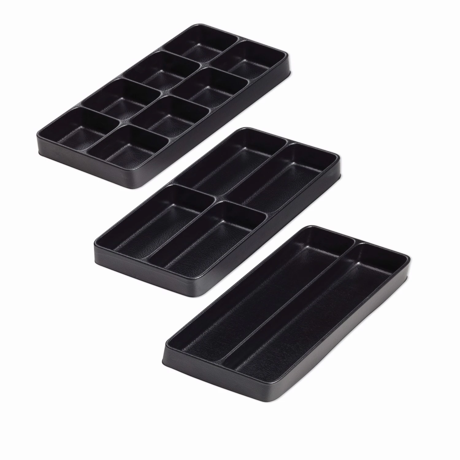 Tool Organizer With 14 Compartments - Durable Plastic, Black Finish