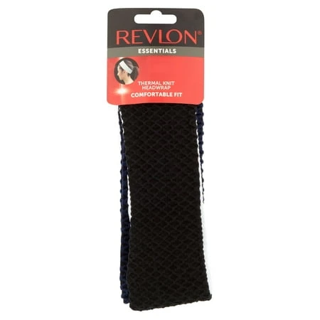 Revlon Essentials Thermal Knit Headwraps, 3 count