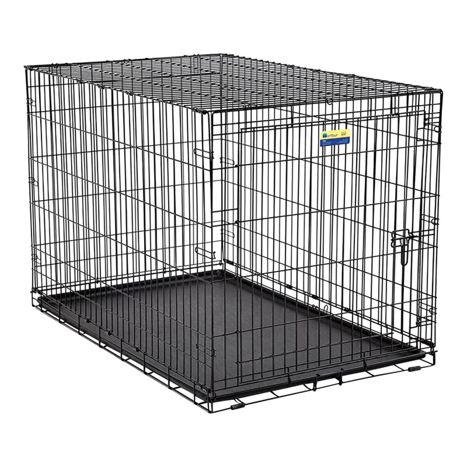 Extra Large Steel Dog Crate Black 32.5 In. H X 30.25 In. W X 48.75 In. D