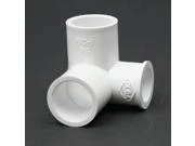 Pvc Schedule 40 Slip 3-way Elbow 1" X 1" X 1/2" For Plumbing