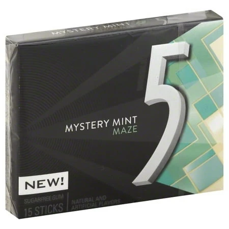 WRIGLEY 5 GUM-MYSTERY MINT 15PC