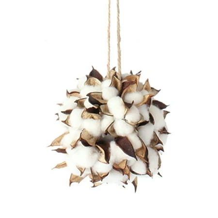 Cotton Ball Ornament - Decorative Craft Supplies For Holiday And Seasonal Decor