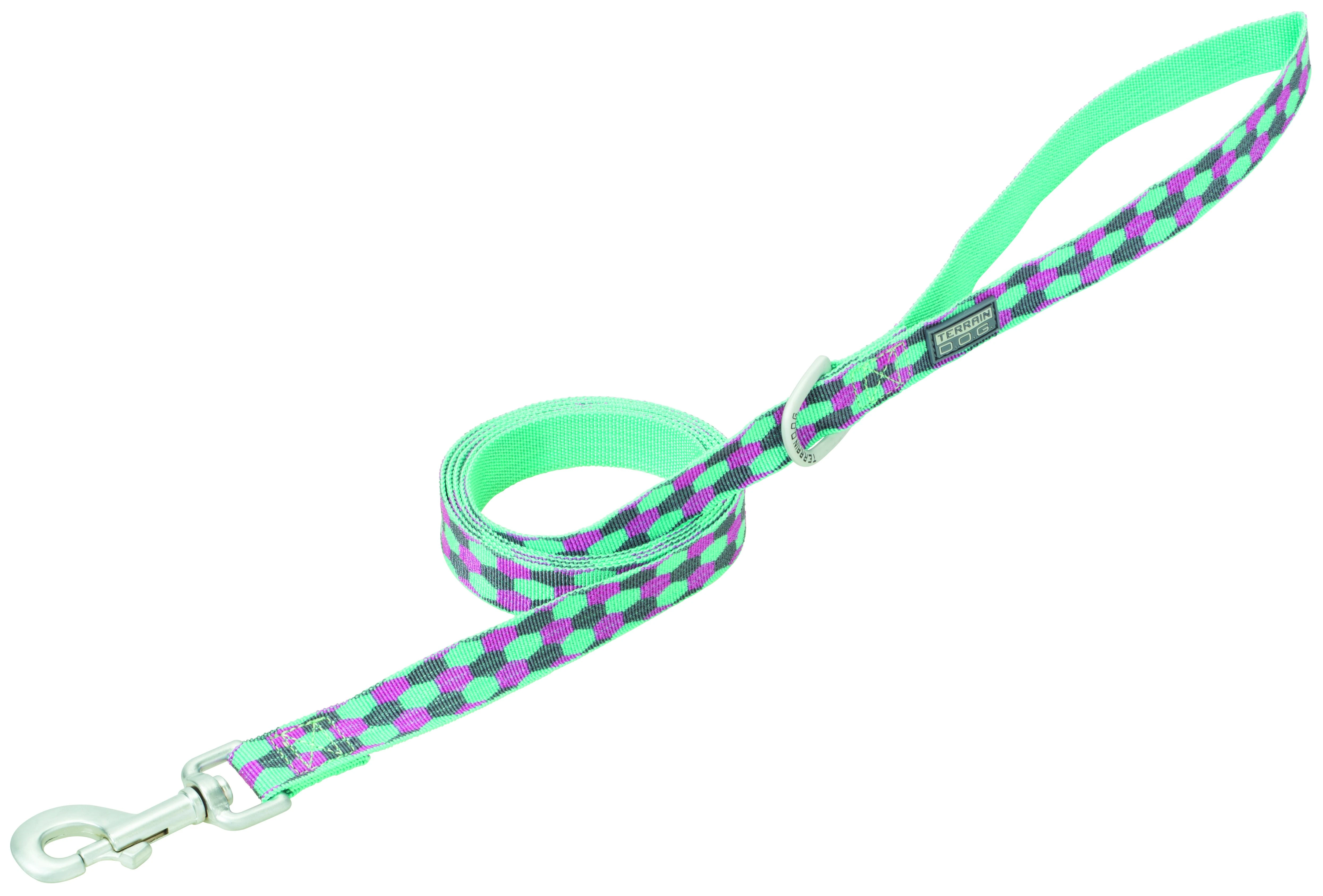 Terrain Dog Patterned Leash - Durable, Stylish, 6 Feet Long