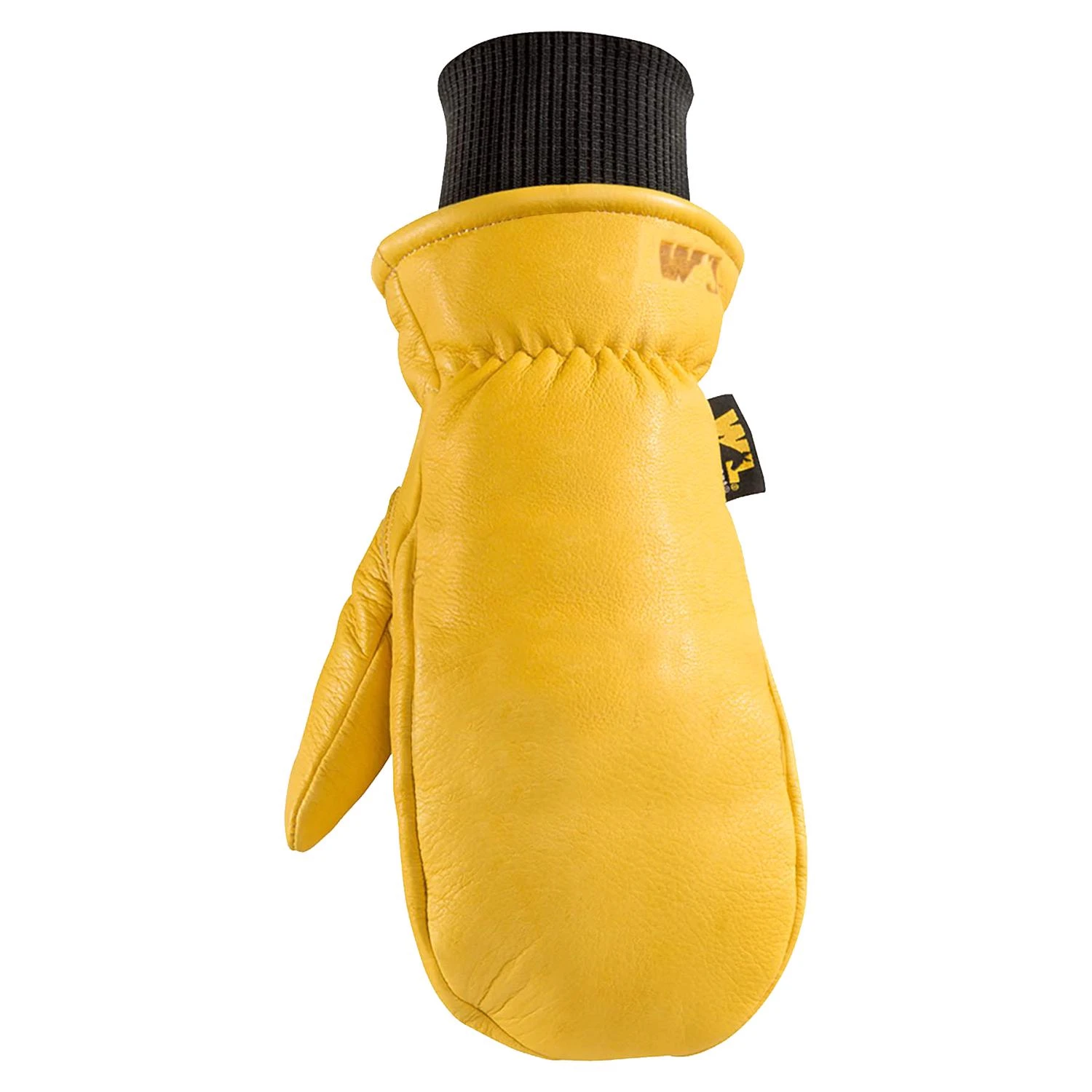 Hyrahyde Men's Indoor/outdoor Work Mittens Black/yellow Size Large