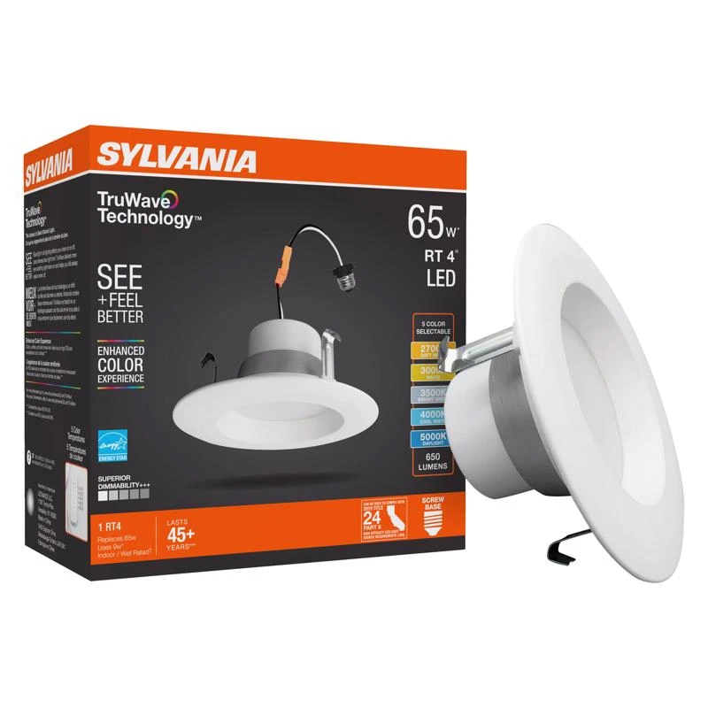 Truwave White Led Retrofit Recessed Lighting 65 Watts, Model 62386