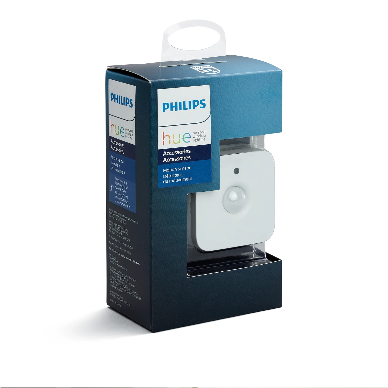 Hue 2.2 In. L White Plug-in Led Motion Sensor - Smart Home Automation