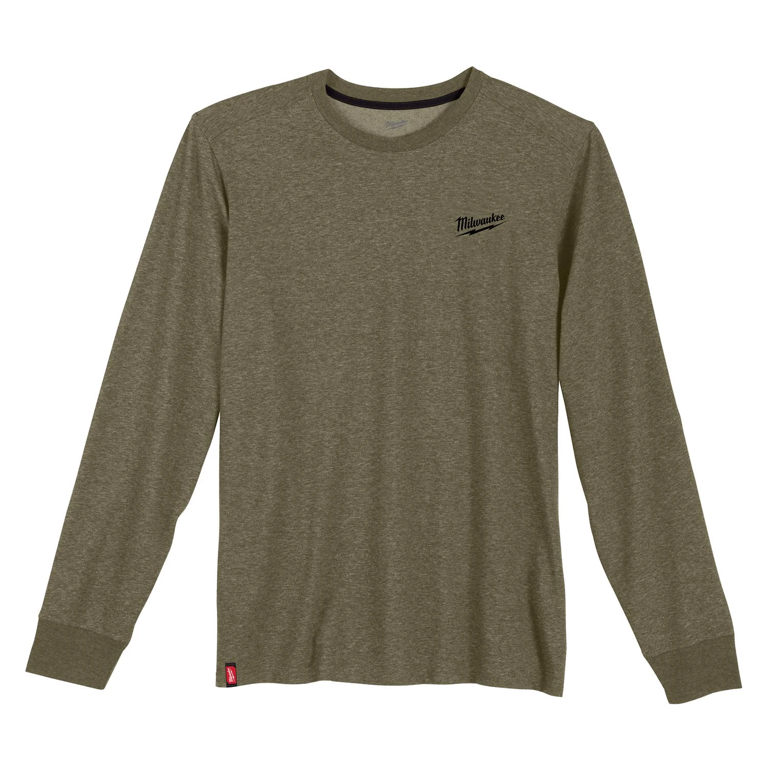 TEE SHIRT WORK GRN LS L