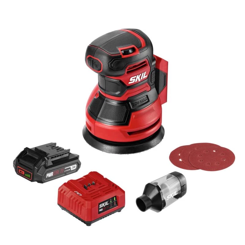 20v Pwr Core 20 Cordless Random Orbit Sander Kit With Battery & Charger