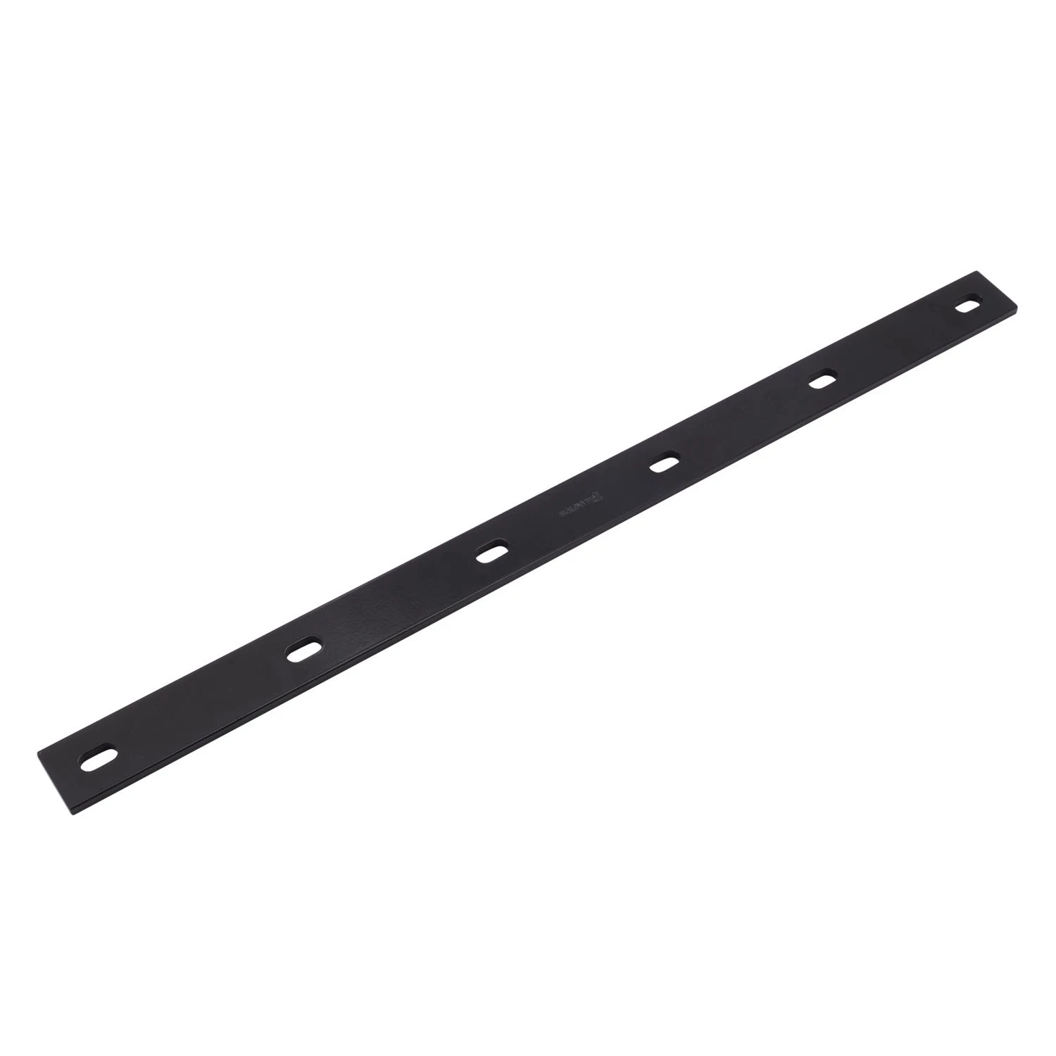 1/4 In. H X 1.50 In. W X 24 In. L Black Steel Mending Plate