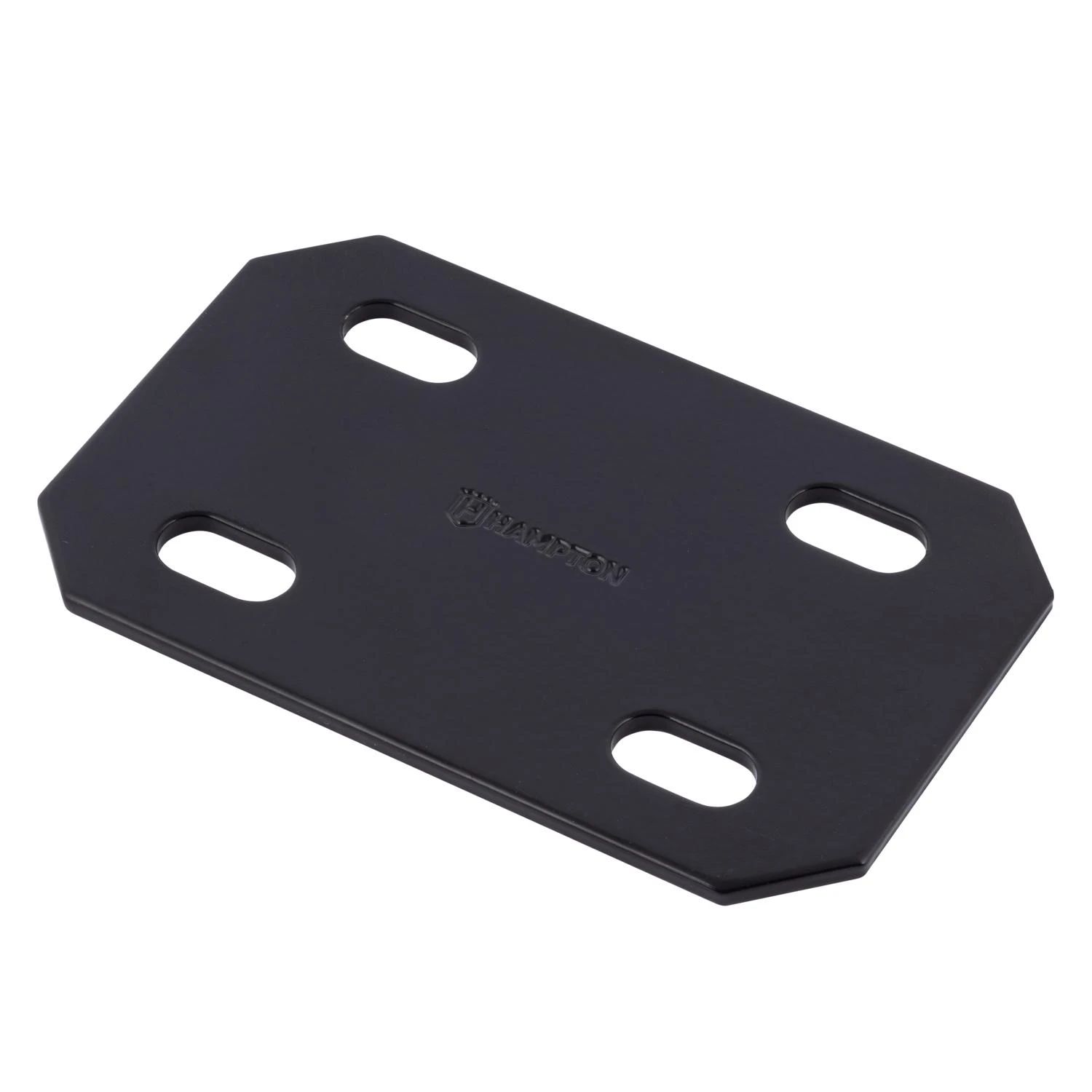 1/8 In. H X 3 In. W X 4.75 In. L Black Steel Mending Plate